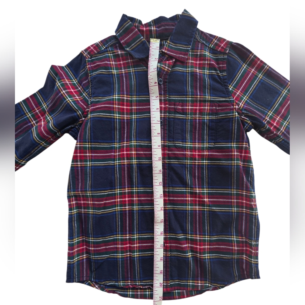 Place Kids Plaid Shirt - Navy and Pink - Picture 2 of 8